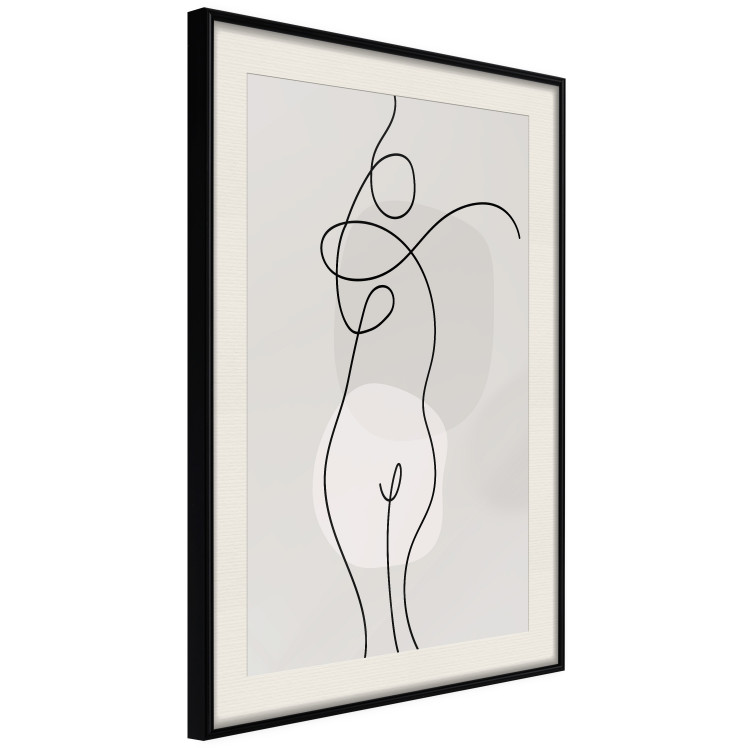 Plakat Figura kobiety - linearna i abstrakcyjna postać w nowoczesnym stylu 146225 additionalImage 15