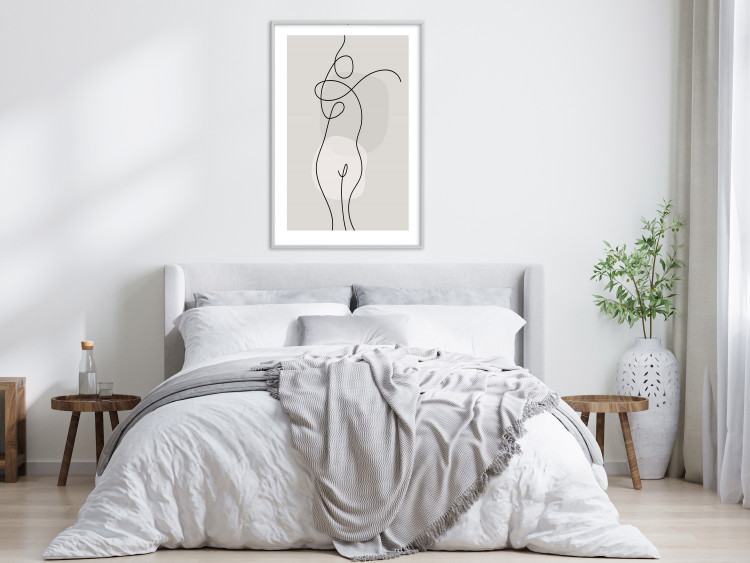 Poster Figure of a Woman - Linear and Abstract Figure in a Modern Style 146225 additionalImage 27