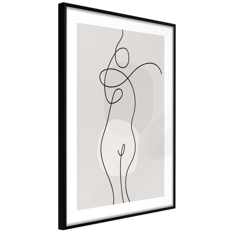 Plakat Figura kobiety - linearna i abstrakcyjna postać w nowoczesnym stylu 146225 additionalImage 20