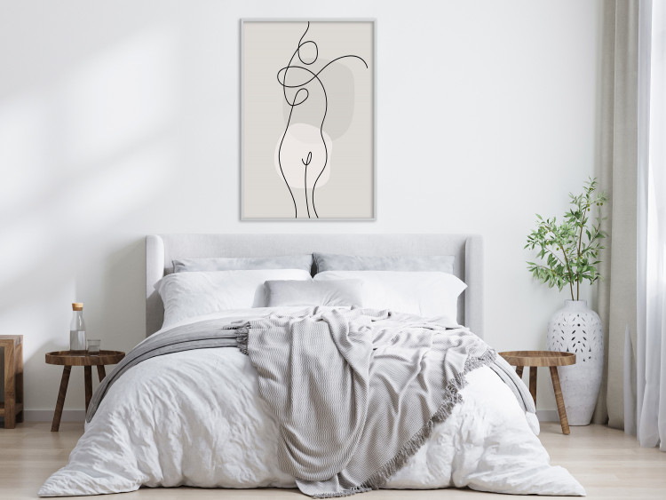 Poster Figure of a Woman - Linear and Abstract Figure in a Modern Style 146225 additionalImage 14