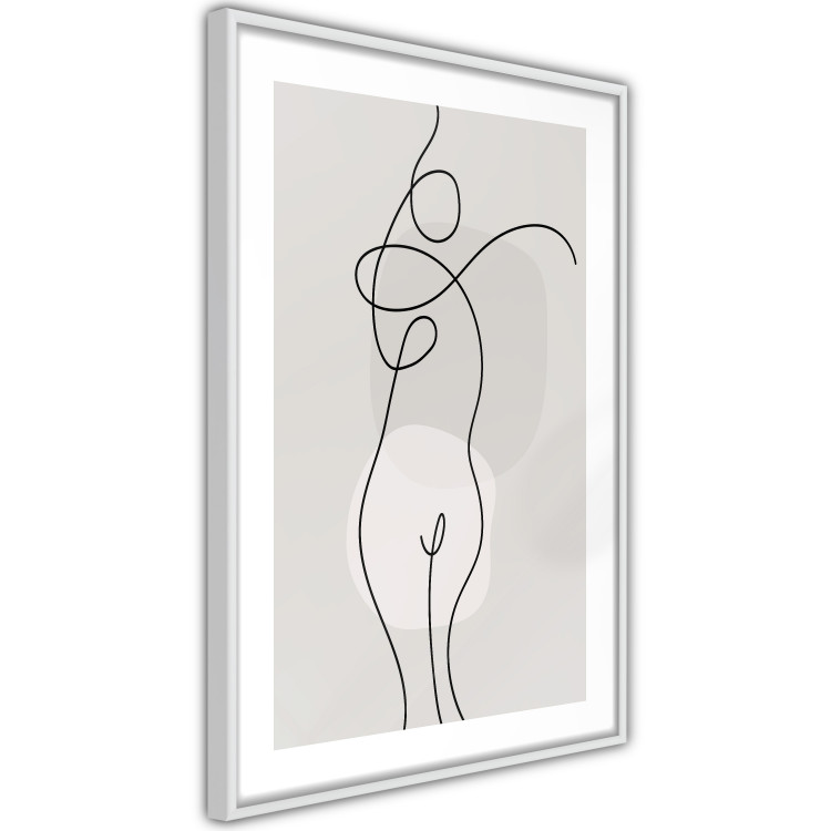 Plakat Figura kobiety - linearna i abstrakcyjna postać w nowoczesnym stylu 146225 additionalImage 18