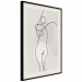 Plakat Figura kobiety - linearna i abstrakcyjna postać w nowoczesnym stylu 146225 additionalThumb 15