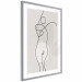 Plakat Figura kobiety - linearna i abstrakcyjna postać w nowoczesnym stylu 146225 additionalThumb 22