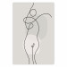 Poster Figure of a Woman - Linear and Abstract Figure in a Modern Style 146225