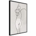 Poster Figure of a Woman - Linear and Abstract Figure in a Modern Style 146225 additionalThumb 6