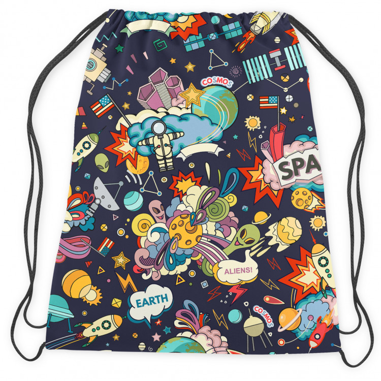 Mochila Cosmic adventure - composition with rockets, planets and astronauts 147625 additionalImage 2