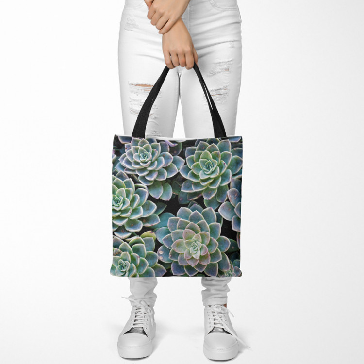 Shoppingväska Symmetry of succulents - a plant composition with rich detailing 148525 additionalImage 2
