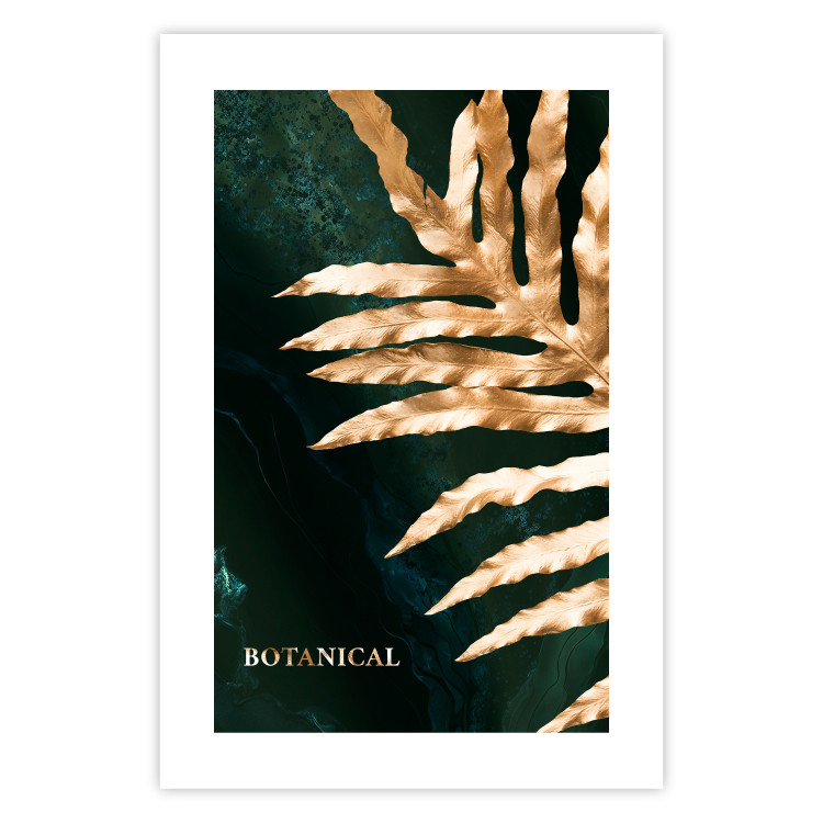 Poster Dazzling Leaf - Plant in the Sunlight Above the Surface of Emerald Waters 149725 additionalImage 18
