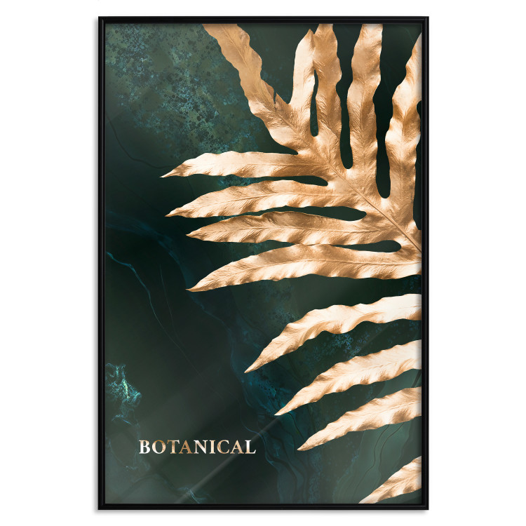 Poster Dazzling Leaf - Plant in the Sunlight Above the Surface of Emerald Waters 149725 additionalImage 17