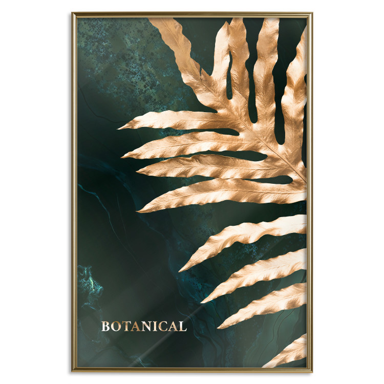 Poster Dazzling Leaf - Plant in the Sunlight Above the Surface of Emerald Waters 149725 additionalImage 23