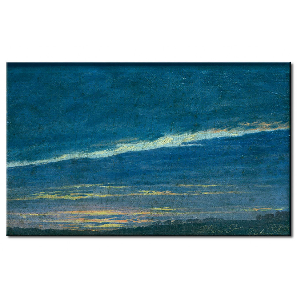 Schilderij  Caspar David Friedrich: Abend