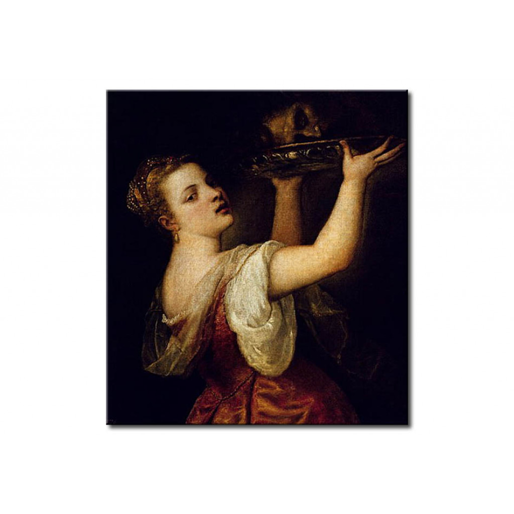 Canvastavla Salome Carrying The Head Of St. John The Baptist