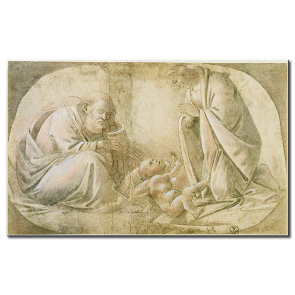 Schilderij  Sandro Botticelli: The Holy Family