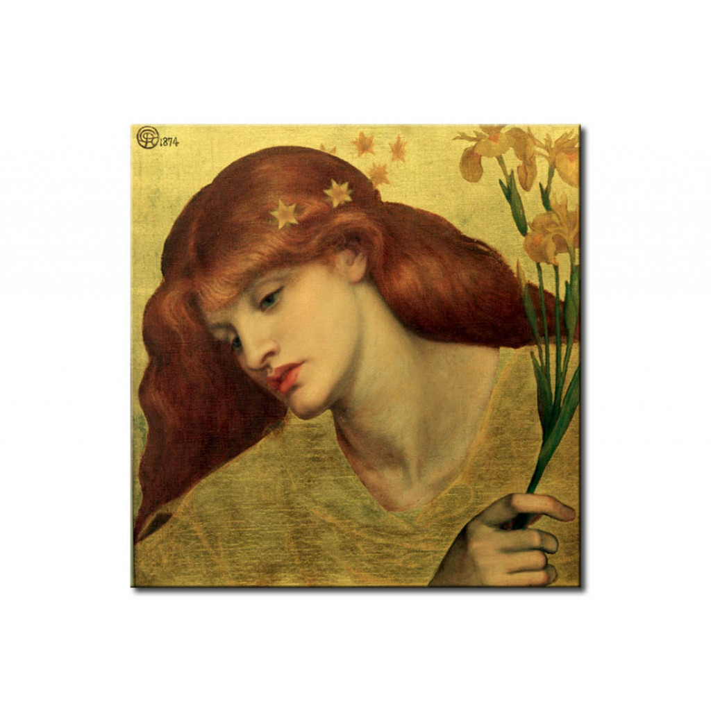 Schilderij  Dante Gabriel Rossetti: Sancta Lilias