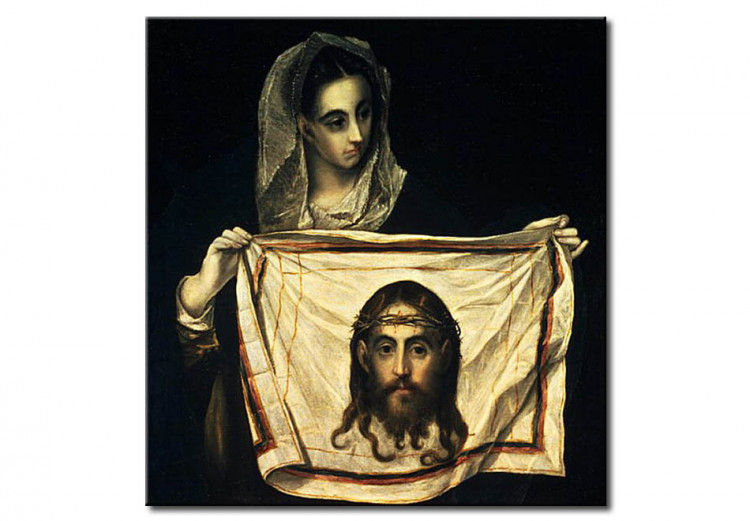 Reproduction sur toile St.Veronica avec le Saint Suaire 53525