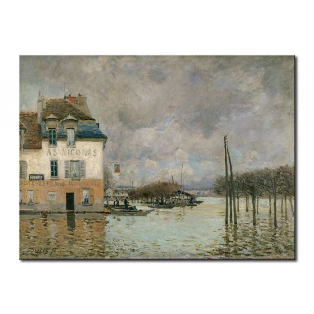 Schilderij  Alfred Sisley: Flood Of Port-Marly