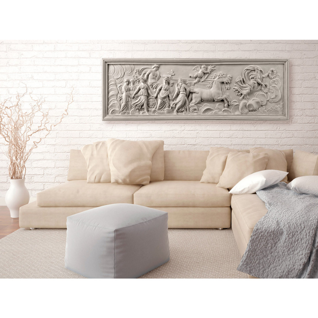 Schilderij  Silhouetten: Relief: Apollo And Muses