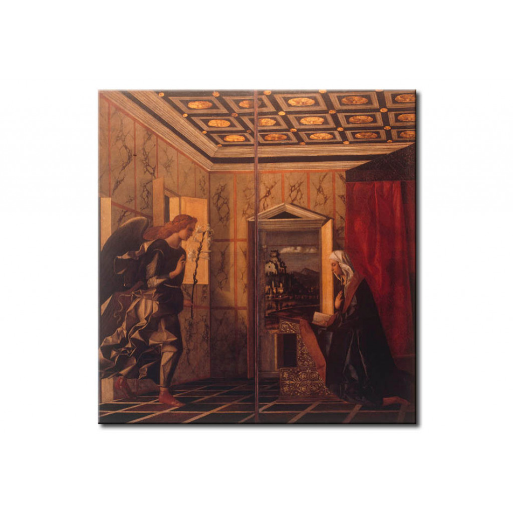 Schilderij  Giovanni Bellini: Virgin's Annuncation