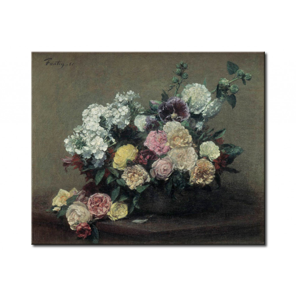 Schilderij  Henri Fantin-Latour: Roses
