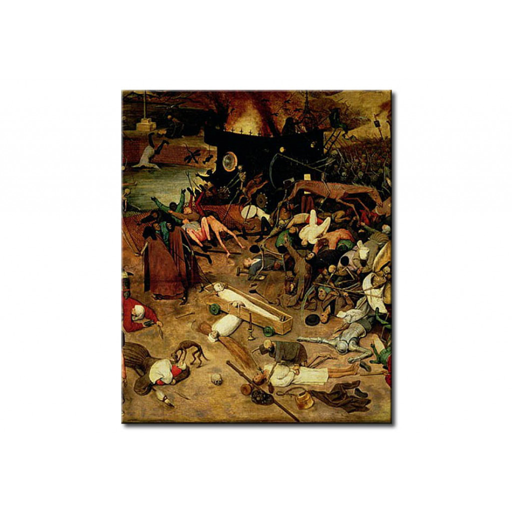 Schilderij  Pieter Bruegel The Elder: Triumph Of Death, Detail Of The Central Section