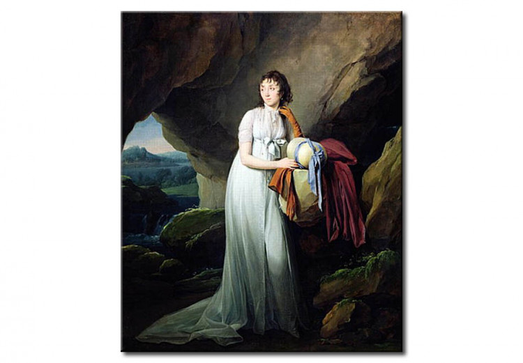 Kunstdruck Portrait of a Woman in a Cave, possibly Madame d'Aucourt de Saint-Just 111935