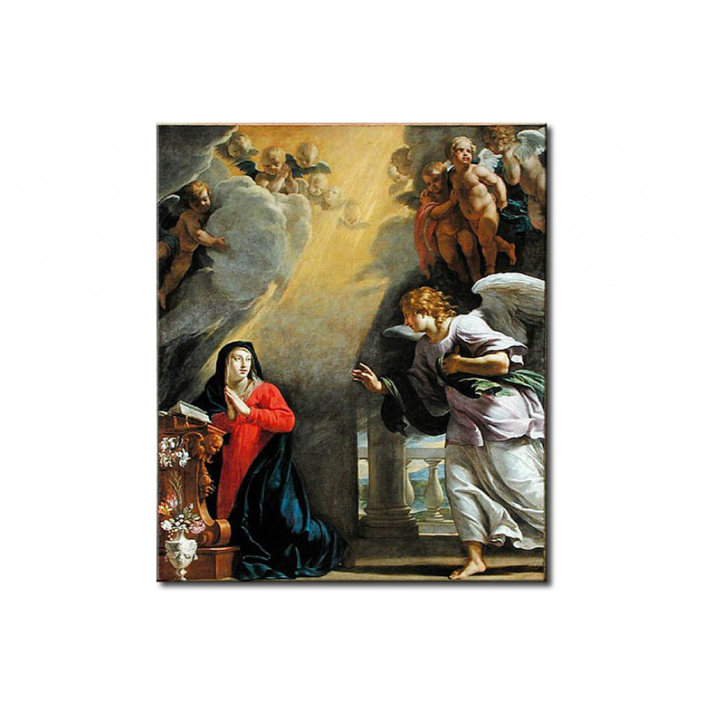 Schilderij  Philippe De Champaigne: The Annunciation