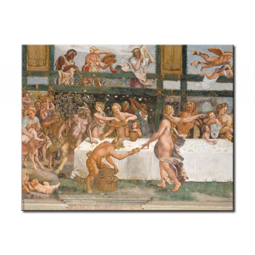 Schilderij  Giulio Romano: The Banquet Of The Gods