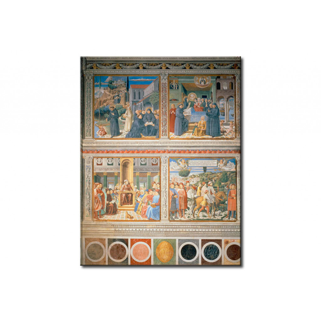 Reprodução Da Pintura Famosa Scenes From The Life Of St. Augustine