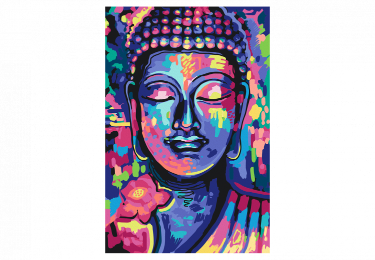 Cuadro numerado para pintar Buddha's Crazy Colors 132035 additionalImage 7