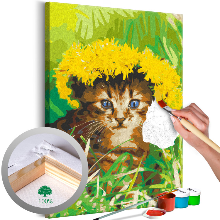 Kit de peinture par numéros Dandelion Cat 134535