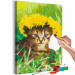 Obraz do malowania po numerach Kot dmuchawiec 134535 additionalThumb 3