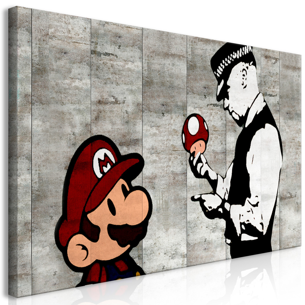 Duży Obraz XXL Banksy: Mario Bros II [Large Format]