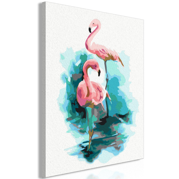 Obraz do malowania po numerach Dwa flamingi 138435 additionalImage 4