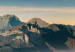 Carta da parati moderna Montagne all'alba - Paesaggio con cime, valli e nuvole 138535 additionalThumb 3