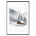 Wall Poster Winter Morning - Sunrise Landscape Over the Mountains, a Cottage and a Forest 148435 additionalThumb 24