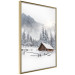 Wall Poster Winter Morning - Sunrise Landscape Over the Mountains, a Cottage and a Forest 148435 additionalThumb 5