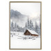 Wall Poster Winter Morning - Sunrise Landscape Over the Mountains, a Cottage and a Forest 148435 additionalThumb 23