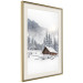 Wall Poster Winter Morning - Sunrise Landscape Over the Mountains, a Cottage and a Forest 148435 additionalThumb 8
