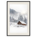 Wall Poster Winter Morning - Sunrise Landscape Over the Mountains, a Cottage and a Forest 148435 additionalThumb 26