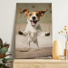 Målning AI Dog Jack Russell Terrier - Joyful Animal Jumping From Bed Into Owner’s Arms - Vertical 150235 additionalThumb 11