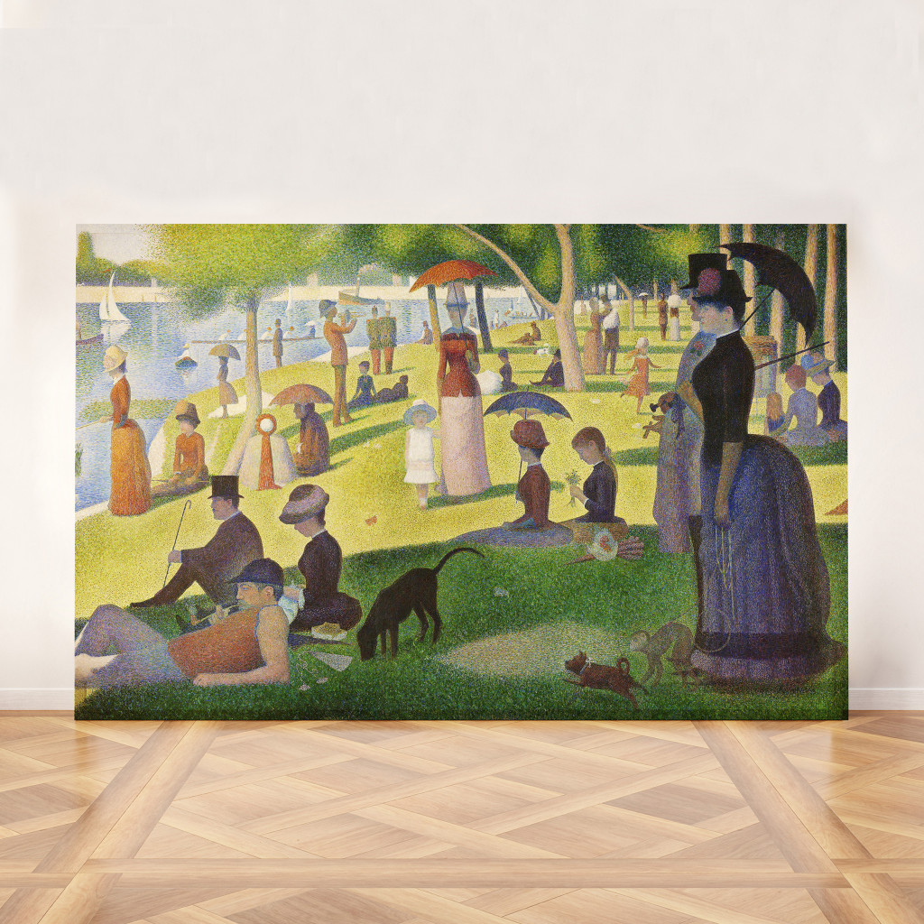 Schilderij  Georges Seurat: Sunday Afternoon On The Island Of La Grande Jatte