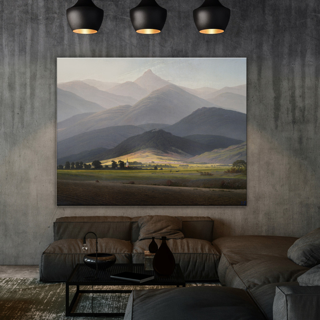 Schilderij  Caspar David Friedrich: Giant Mountains