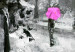 Acrylic Print Walk in London - Pink [Glass] 150635 additionalThumb 4