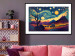Cartel Impressionistic Landscape - Mountains and Fields Under a Sky Full of Stars 151135 additionalThumb 16