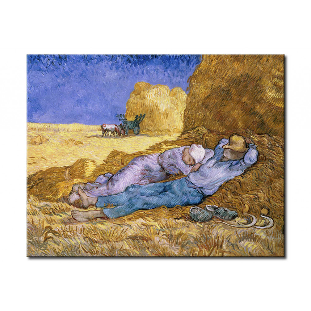 Schilderij  Vincent Van Gogh: Noon, Or The Siesta, After Millet