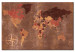 Ozdobna tablica korkowa Mahoniowy świat [Mapa korkowa] 96035 additionalThumb 2