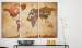 Tablero decorativo en corcho Maps: Brown Elegance [Cork Map] 96135 additionalThumb 3