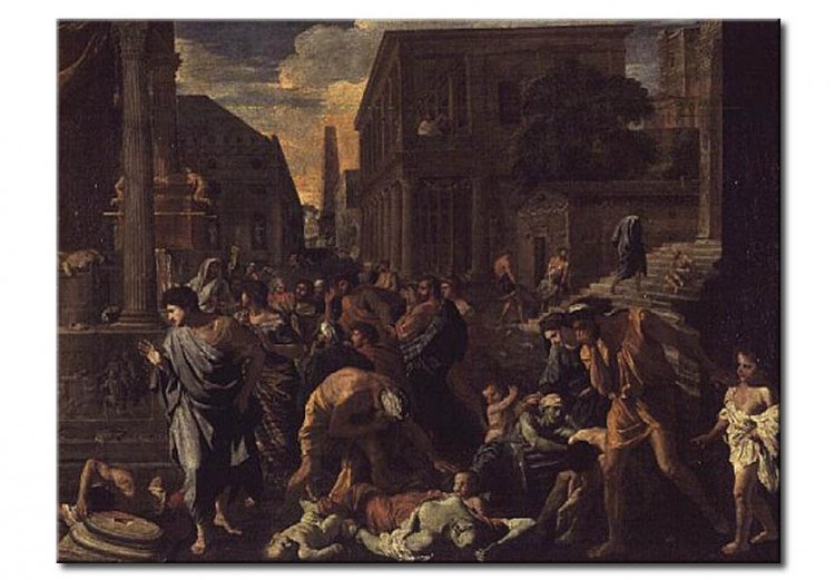 Wandbild The Plague of Ashdod, or The Philistines Struck by the Plague 110345