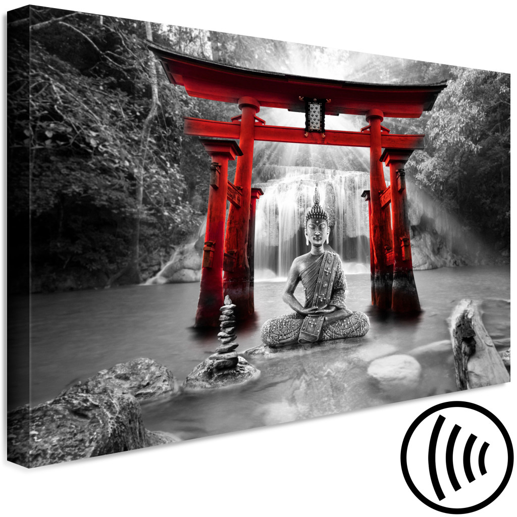 Konst Buddha Smile (1 Part) Wide Red