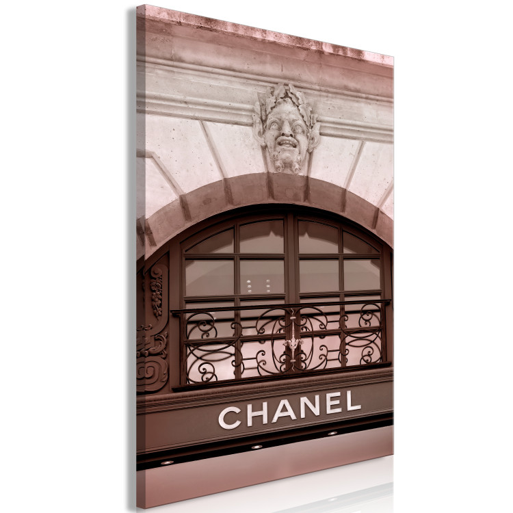 Canvas Wall Art Chanel Boutique (1 Part) Vertical - Street art - Canvas  Prints